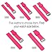 GadgetWraps Silicone Watch Band Strap with Quick Release Pins Compatible with Gizmo Watch, Samsung, Pebble Hyper Pink, 20mm Quick Release