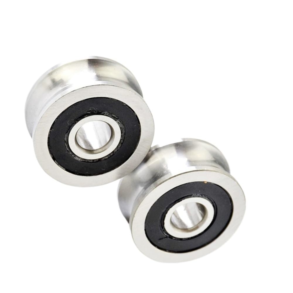 Fit for U-Shaped Grooved Roller Guide Bearings LFR50 4-5 LFR50 5-4 LFR50 5-5 LFR50 5-6 LFR50 8-6 LFR50 8-8 LFR30 10 LFR5200-8(LFR50 8-8,5Pcs)