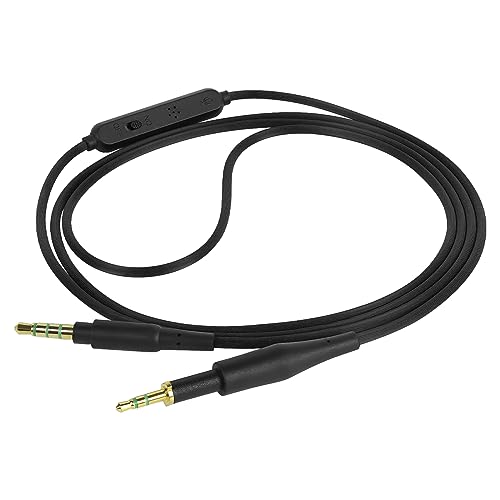 Cable de audio con micrófono y control de volumen GEEKRIA 1.2 m miniatura 2