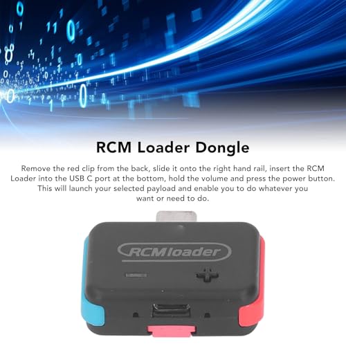 RIZGHWOY Kompaktes RCM -Klemm-/Halter -Ladegerät für den RCM Dongle Injektor Im Wiederherstellungsmodus für Tragbare ABS Porty Player Materialien