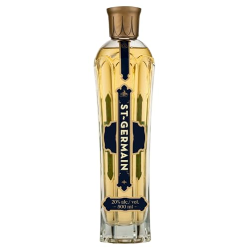 St-Germain French Artisanal Elderflower Liqueur 20% vol. 50 cl / 500 ml - For the Light and Bright St-Germain Spritz Made with Wild Handpicked Elderflowers Transforms Any Cocktail