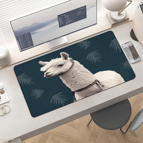 Alfombrilla grande de escritorio Alpaca Llama antideslizante miniatura 6