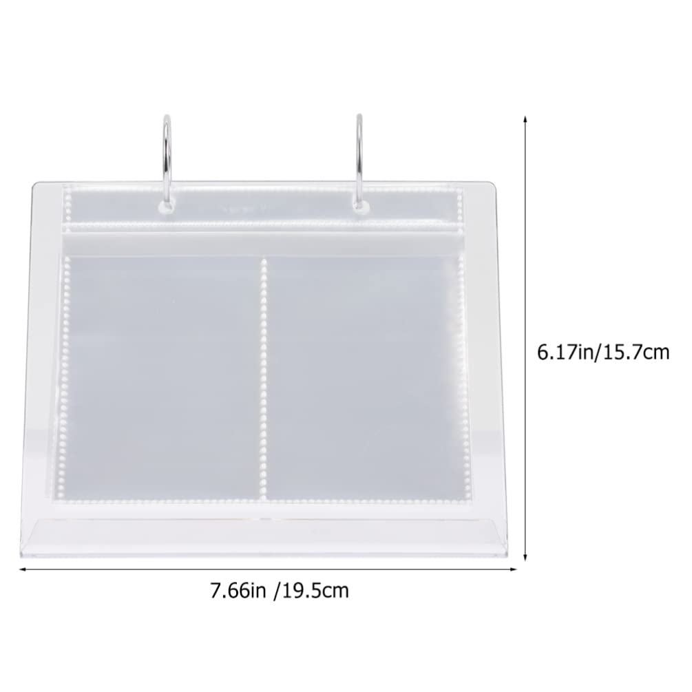 minkissy Nail Art Sticker Organizer Album with Transparent Pages Portable Manicure Display Stand for Nail Decal Storage and Collection - Image 2