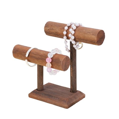 Umimiss Bracelet Stand - Bracelet Holder Display Stand, Bracelet Stand Wooden, Scrunchie Holder Stand, Bracelet Storage Organiser, Jewelry Display Stand For Bracelets, Anklets, Watches, Bangles