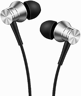 1MORE Piston Fit Wired In-Ear Earphones Fashion Durable Headphones with Microphone and Volume Control, Pure Sound, Noise Isolation, Adapted for Most Smartphones/PC/Tablet - E1009 Silver