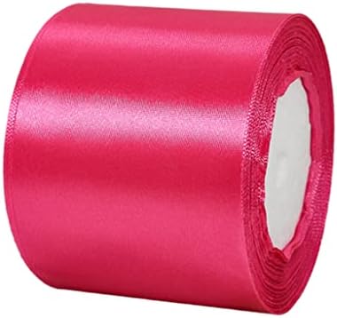 40mm Wide Red Ribbon for Gift Wrapping,22M 1.5Inch Ribbon Red Double Sided Satin Ribbon Solid Fabric Large Thick Ribbon Decorative Ribbon for Crafting,Hair Bow,Sewing,Floral,Wedding Car,Presents