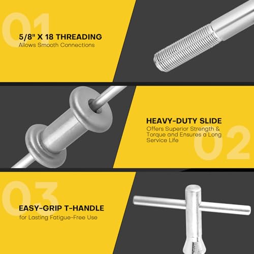 Acymner 9-Way 19pc Slide Hammer Kit