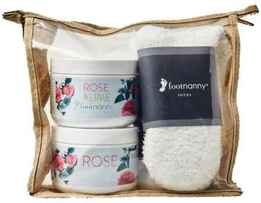 Footnanny Oprah Magazine Foot Cream Gift Set Oprah's Favorite Things (Rose/Rose-Lime Foot Treatment)