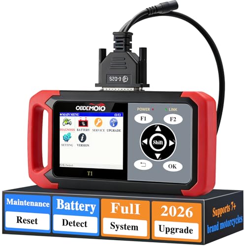 Recall KN0 Insufficient Fuel May Cause Stall - 2021 Honda NC750XD Motorcycles 6 OBDEMOTO T1 Motorcycle Scanner, OBD2 Euro 5 Motorcycle Scan Tool, 3.5'' LCD Diagnostic Tool with ABS ECU Scan, Battery Test and Service Reset for Honda Yamaha Kawasaki Suzuki KTM CFMOTO Vespa