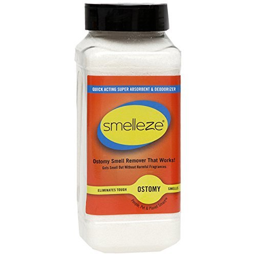 SMELLEZE Ostomy Bag Smell Removal Deodorizer: 2 lb. Granules Eliminate Ostomy, Colostomy, Stoma & Ileostomy Odor