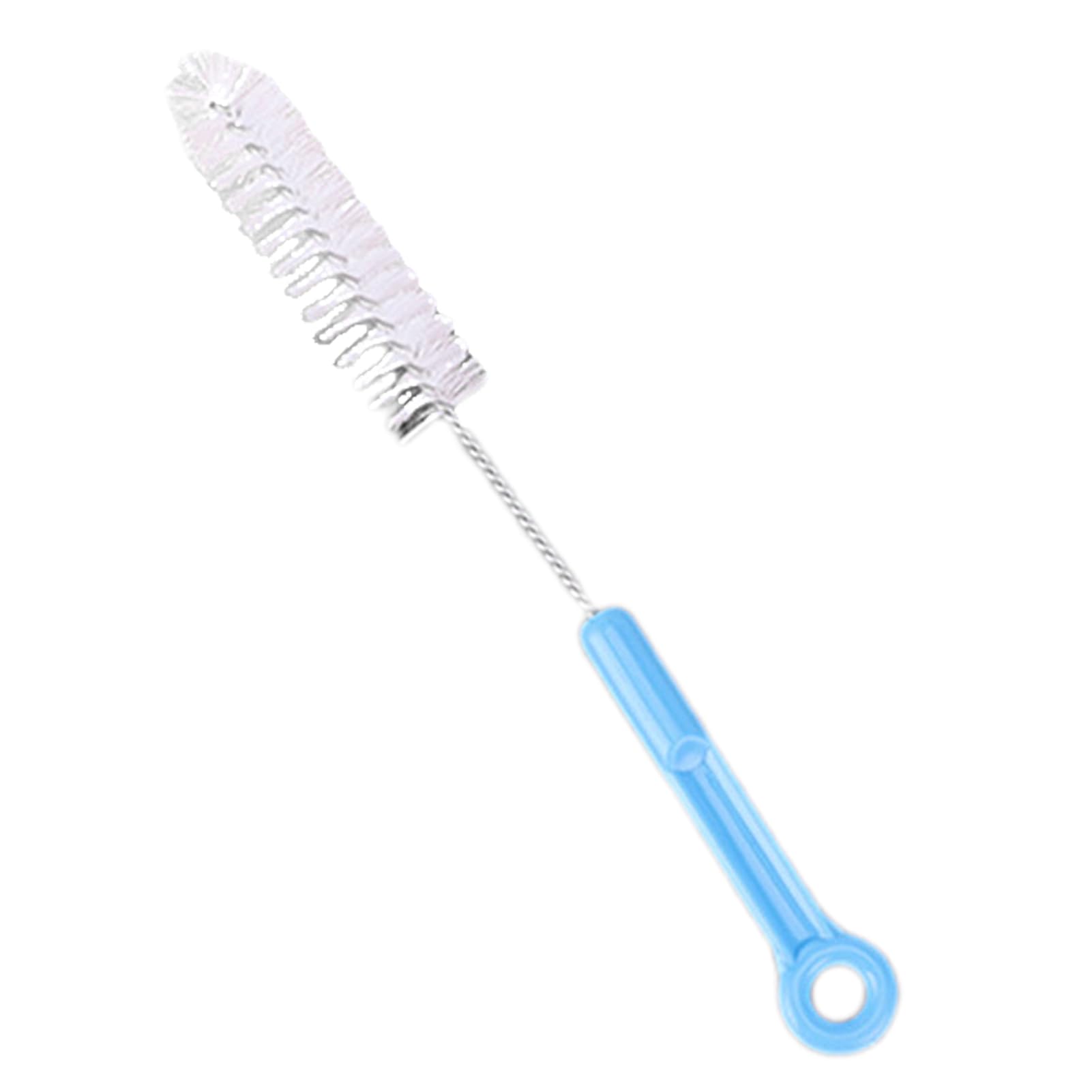 fxwtich Bottle Brush Sturdy Cup Scrubber Water with Long Handle Soft Bristle Design Hanging Hole Multifunctional Efficient Glassware D