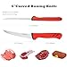 YOUSUNLONG Fillet Knife - Boning Knife 6 Inch - Flexible Curved Blade Processing Knife - Brisket Meat Trimming Butcher Knife - Ergonomic & Non-slip Handle - Specialized for slaughterhouses