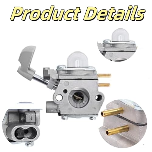 308054114 Carburetor Fuel Line Kit Fits for Homelite 26B Leaf Blowers UT09526 308054075, Carb Adjusting Tool with Air Filter Gasket Spark Plug Parts