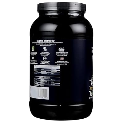 Biochem 100% Whey Isolate Protein - Natural Flavor - 20g of Protein - Pre & Post Workout - Meal Replacement - Keto-Friendly - Easily Digestible - Silky Smooth Taste - Easy to Mix (36.9 oz)