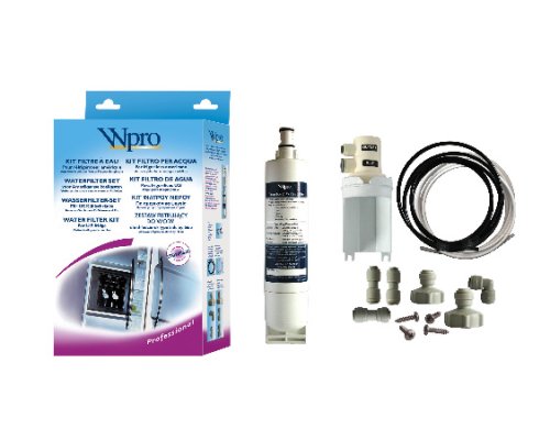 Kit filtre à eau universel pour réfrigérateur américain toutes marques (filtre + cartouche + raccords + tuyau 6m)