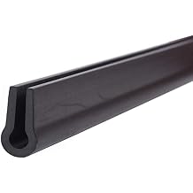 Rubber Edge Trim Flexible U Channel Rubber Edge Protector for Sharp or Rough Surfaces, Easy to Install for Cars, Boats, Machinery and More,30x15mm,Length 1m/39inch