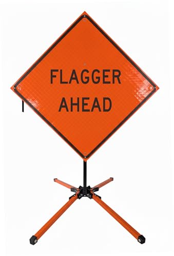 Flagger Ahead Non-Reflective