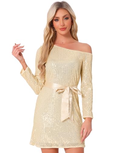 Robe à paillettes pour réveillon de fin d'année et soirées habillées en taille S