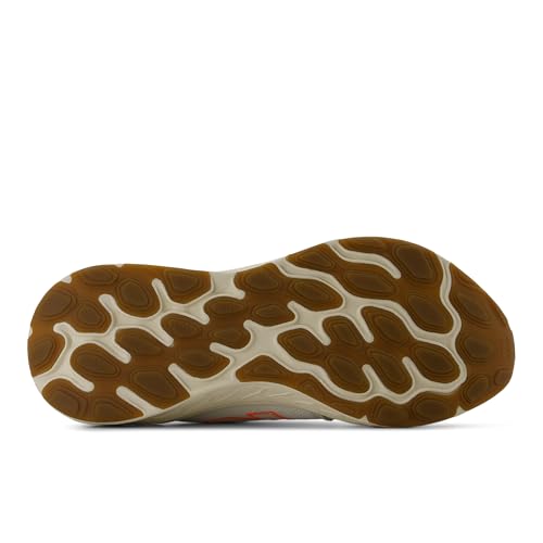 New Balance Women's Fresh Foam X Cruz V3 Running Shoe, Sea Salt/Urgent Red/Permafrost, 7.5 M