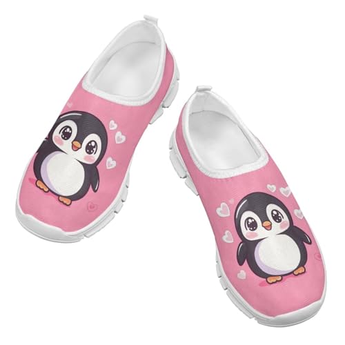 Animal Print Shoes for Girls School Sneakers Breathable Mesh Running Shoes Lightweight Slip on Tennis Shoe3