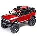 Axial RC Truck 1/24 SCX24 2021 Ford Bronco 4WD Truck Brushed RTR (Comes with Everything Needed), Red, AXI00006T1