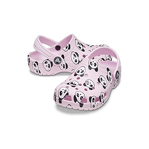 Image of Crocs Kids' Classic Panda Print Clogs