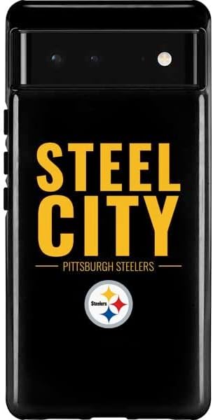 Skinit Pro Phone Case Compatible with Google Pixel 6 - Officially Licensed NFL Pittsburgh Steelers Design