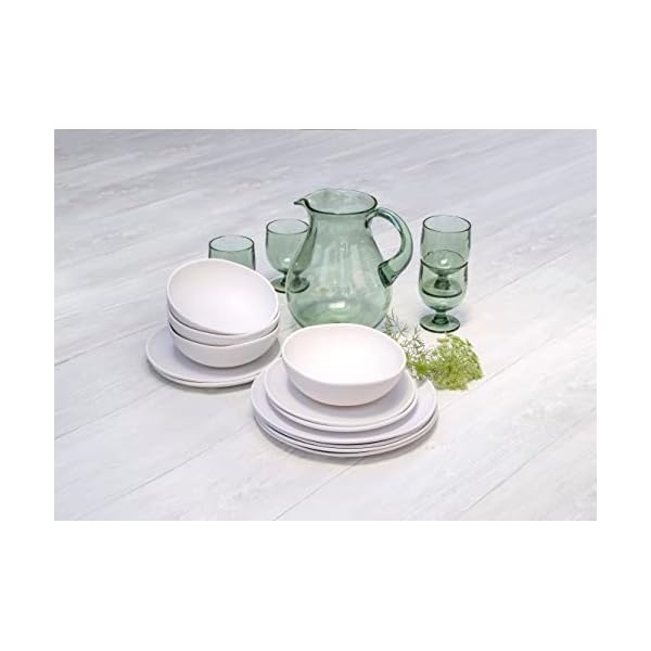 Matte craft coupe serve bowl 12x 3 melamine  urban country home decor