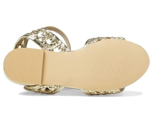 Janie and Jack Girl's Gold Braided Sandal (Toddler/Little Kid/Big Kid)3