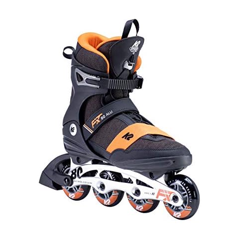 K2 Inline Skates F.I.T. 80 ALU Für Herren Mit K2 Softboot, Black - Orange, 30E0260 Cover