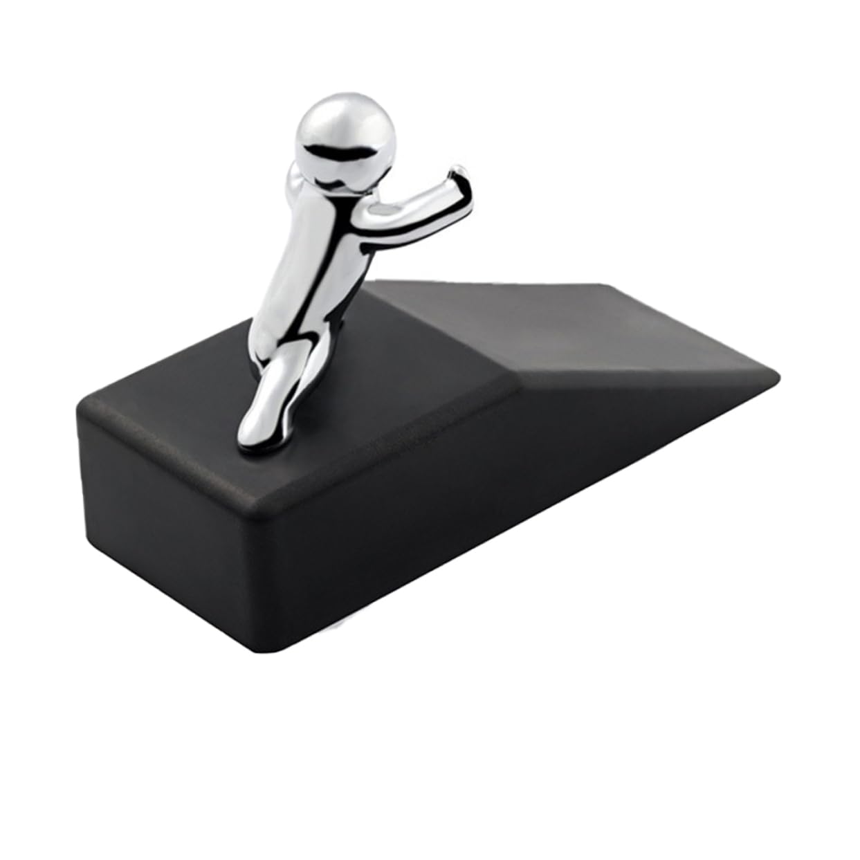 Tofficu 3 Pièces Butée De Porte Protège-Doigts Cale De Butée De Porte Cale De Maintien De Butoirs De Arrêt De Robuste De Sécurité Lourde Black