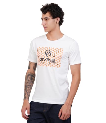 Image of Men's Super Combed Cotton Round Neck Half Sleeve T-Shirt | Soft Breathable Cotton Fabric | Stylish Comfortable Wearfor Men | Quality Regular Fit