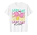 Last Day Of School Girls End Of School Pencil Coquette Bow T-Shirt