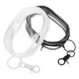 FUNNETOYU 2個点透明製ミニ掛けバッグ 軽量イヤホン 充電器 フラッシュ 収納