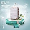 COOLIFE-Suitcase-Trolley-Carry-On-Hand-Cabin-Luggage-Hard-Shell-Travel-Bag-Lightweight-with-TSA-Lock-and-2-Year-Warranty-Durable-4-Spinner-Wheels-WhiteBrown-S20-inchcarry-on COOLIFE Suitcase Trolley Carry On Hand Cabin Luggage Hard Shell Travel Bag Lightweight with TSA Lock and 2 Year Warranty Durable 4 Spinner Wheels (White/Brown, S(20 inch)_carry on)