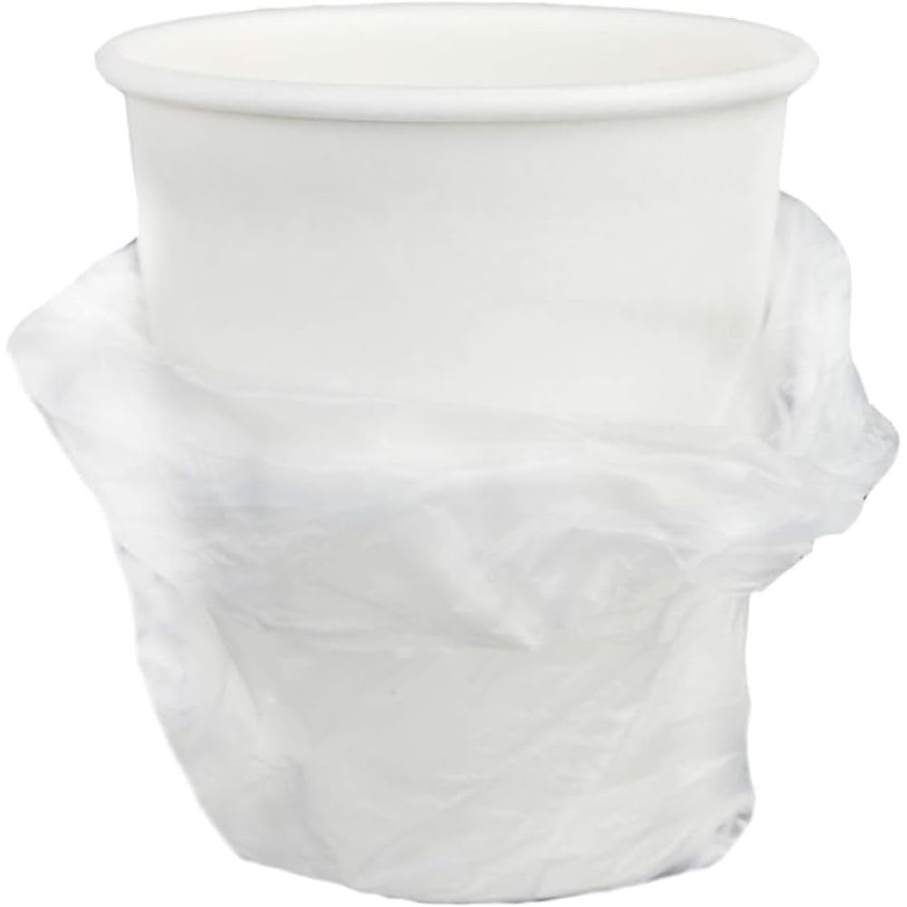 Generico Bicchiere Carta bianca riciclabile imbustato singolarmente 200 ml bicchieri imbustati per b&b hotel ospiti bagni VARI STOCK IN OFFERTA (300 pezzi)