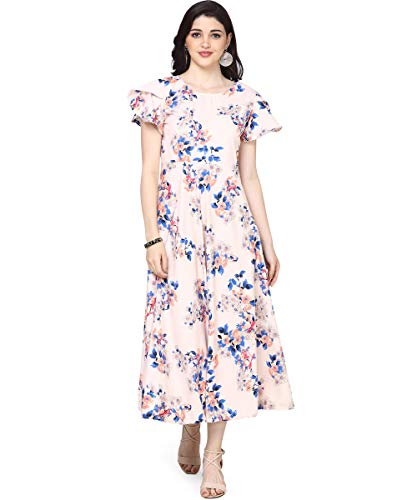 Image of OOMPH! Women's Crepe A-Line Maxi Dress - Daisy White