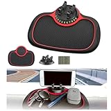 Multifunction Car Anti-Slip Mat Auto Phone Holder, Car Phone Mount Silicone Car Pad Mat, Universal Multifunction Car Dashboard Mat for Phones, Keys