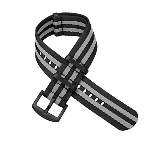Bracelet montre nylon 20 mm compatible Omega Speedmaster et Seiko