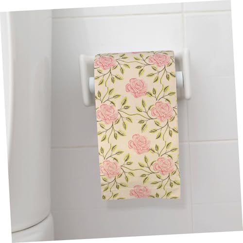 Papel higiénico de bambú natural biodegradable rollos decorativos para baño elegante 7