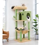 Sturdy 72in S72 Heavy Duty Cat Tree for Large Cats 20 lbs+ Light Grey