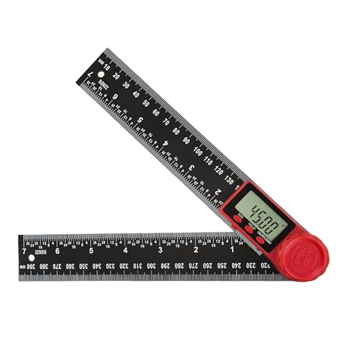 Flintronic Digital Angle Finder, 7"/200mm Digital Inclinometer Protractor, Protractor Angle Ruler with LCD Display, Angle Measure Tool for Woodworking Construction Repairing - Image 7