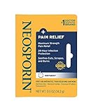 Neosporin + Maximum-Strength Pain Relief Dual Action Ointment, First Aid Topical Antibiotic & Analgesic Ointment for 24-Hour Infection Protection with Bacitracin Zinc & Pramoxine HCl.5 oz