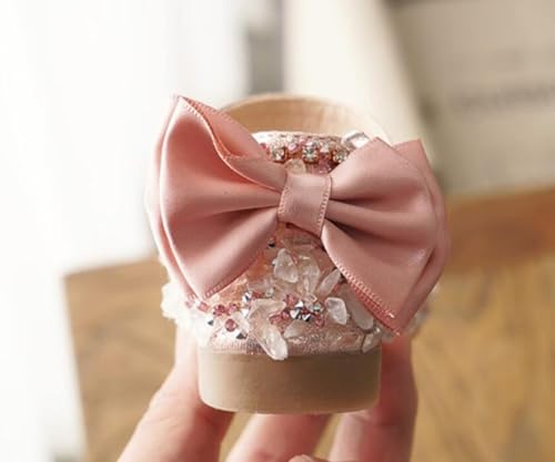 Girls Mary Jane Flats for Little Kids Toddler Glittery Dress Princess Ballet Shoes4