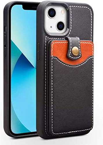 Coque iPhone 13 porte-cartes protection écran appareil photo Svart