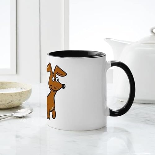 Cafepress Doxie Dachshund Cartoon Mug Ceramic Coffee Mug, Tea Cup 11 Oz #TOP5