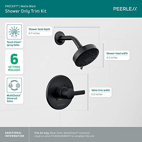 Peerless PTT188782-BL Trim Kit Shower Only, Matte Black by Peerless - Image 3
