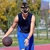 Basketball Masque, Hand in Face Basketball Training Masque, Basketball Defensive Masque, Eye Blocking Shooter Training Masque, Basketball Game Training Equipment, Sports Face Guard for Men Women