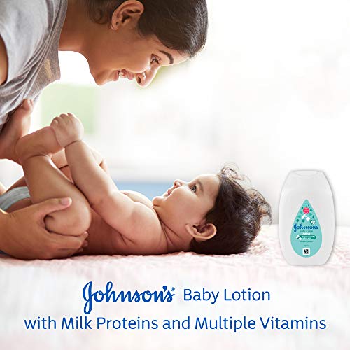 Image of Johnson's Baby Milk and Rice Cream for Summer, 100g with Johnson & Johnson Baby Milk and Rice Baby Lotion 200ml (Pack of 2)