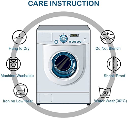 LBOYU Copripouf Quadrato, Pouf in Jacquard, Copri